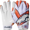 image:imageFranklin Sports Youth NFL Football Receiver Gloves  Kids Football Gloves Pair  NFL Team Logos and Silicone PalmDenver Broncos