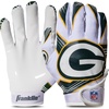 image:imageFranklin Sports Youth NFL Football Receiver Gloves  Kids Football Gloves Pair  NFL Team Logos and Silicone PalmGreen Bay Packers