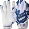 image:imageFranklin Sports Youth NFL Football Receiver Gloves  Kids Football Gloves Pair  NFL Team Logos and Silicone PalmIndianapolis Colts