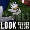 image:imageFranklin Sports Youth NFL Football Receiver Gloves  Kids Football Gloves Pair  NFL Team Logos and Silicone PalmLos Angeles Chargers