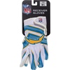 image:imageFranklin Sports Youth NFL Football Receiver Gloves  Kids Football Gloves Pair  NFL Team Logos and Silicone PalmLos Angeles Chargers