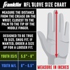image:imageFranklin Sports Youth NFL Football Receiver Gloves  Kids Football Gloves Pair  NFL Team Logos and Silicone PalmLos Angeles Rams