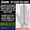 image:imageFranklin Sports Youth NFL Football Receiver Gloves  Kids Football Gloves Pair  NFL Team Logos and Silicone PalmLos Angeles Rams