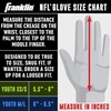 image:imageFranklin Sports Youth NFL Football Receiver Gloves  Kids Football Gloves Pair  NFL Team Logos and Silicone PalmMiami Dolphins