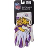 image:imageFranklin Sports Youth NFL Football Receiver Gloves  Kids Football Gloves Pair  NFL Team Logos and Silicone PalmMinnesota Vikings