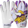 image:imageFranklin Sports Youth NFL Football Receiver Gloves  Kids Football Gloves Pair  NFL Team Logos and Silicone PalmMinnesota Vikings