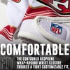 image:imageFranklin Sports Youth NFL Football Receiver Gloves  Kids Football Gloves Pair  NFL Team Logos and Silicone PalmSan Francisco 49ers