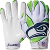 image:imageFranklin Sports Youth NFL Football Receiver Gloves  Kids Football Gloves Pair  NFL Team Logos and Silicone PalmSeattle Seahawks