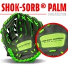 image:imageFranklin Sports Youth Teeball Gloves  Shok Sorb Kids Baseball  Teeball Mitt  Boys  Girls Fielder Gloves  105 InchGraphiteLime