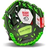 image:imageFranklin Sports Youth Teeball Gloves  Shok Sorb Kids Baseball  Teeball Mitt  Boys  Girls Fielder Gloves  105 InchGraphiteLime
