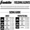 image:imageFranklin Sports Youth Teeball Gloves  Shok Sorb Kids Baseball  Teeball Mitt  Boys  Girls Fielder Gloves  105 InchGraphitePink