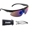 image:imageFranklin Sports Baseball  Softball Sunglasses  Mens  Womens Sports Sunglasses  Flip Up Shades  Non Flip GlassesBlack