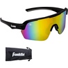 image:imageFranklin Sports Baseball  Softball Sunglasses  Mens  Womens Sports Sunglasses  Flip Up Shades  Non Flip GlassesBlackMulti