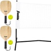 image:imageFranklin Sports Half Court Size Pickleball Net by Franklin Pickleball  Includes 10ft Net 2 Paddles and 2 X40 USA Pickleball Approved PickleballsHalf Court Pickleball Net Set  2 Paddle  2 Ball Set