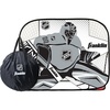 image:imageFranklin Sports Kids Portable Street Hockey Goal  Shooter Tutor Set  Pop Up Folding Net with Goalie Target Included  2in1 Goal Set