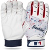 image:imageFranklin Sports MLB 2nd Skinz Batting Gloves  Adult amp Youth Baseball amp Softball  Mens amp Kids Teeball amp Softball Gloves  Multiple Sizes amp Colors AvailableWhiteNavyRed