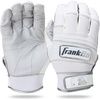 image:imageFranklin Sports MLB All Weather Pro Adult  Youth Batting Gloves  Cold Weather Gloves for Baseball  SoftballWhiteChrome