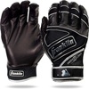 image:imageFranklin Sports MLB Baseball Gloves  Powerstrap Adult amp Youth Batting Gloves for Men Women Boys amp GirlsBlack Chrome