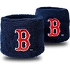 image:imageFranklin Sports MLB Team Licensed Baseball Wristbands  MLB Team Logo Sweat Wristbands  Great for Costumes  Uniforms  PairBoston Red Sox
