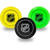 image:imageFranklin Sports Mini Foam Hockey Pucks  Indoor Knee Hockey Pucks for Kids  3 Soft Foam Pack  Assorted ColorsOne Size
