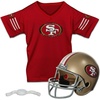 image:imageFranklin Sports NFL Kids Helmet  Jersey Sets  Youth NFL Team Uniform Sets  Costume Set  Helmet Jersey  ChinstrapMediumSan Francisco 49ers