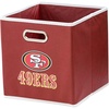 image:imageFranklin Sports NFL Storage Bins  Collapsible Cube Container  Basket  NFL Office Bedroom  Living Room  11x11San Francisco 49ers