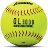 image:imageFranklin Sports Official Game Softballs  OL3000 Fastpitch 12 Inch Yellow Softballs  Official Size  Weight Tournament Balls for Practice  Games  1 Softball12Inch