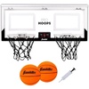 image:imageFranklin Sports Over The Door Indoor LED Basketball HoopsSteel Rim Mini BasketIncludes Ball and PumpLight Up BackboardLight Up Double Hoops