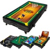 image:imageFranklin Sports Table Top Game Set  5in1 Sports Center Indoor GameTabletop Soccer Basketball Hockey BowlingPool