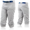 image:imageFranklin Sports Youth Baseball  Softball Pants  Knee High Pants for Boys  Girls Knicker Style with Belt LoopGray
