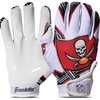 image:imageFranklin Sports Youth NFL Football Receiver Gloves  Kids Football Gloves Pair  NFL Team Logos and Silicone PalmTampa Bay Buccaneers