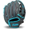 image:imageFranklin Sports Youth Teeball Gloves  Shok Sorb Kids Baseball  Teeball Mitt  Boys  Girls Fielder Gloves  105 InchGraphiteBlue