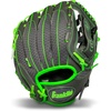 image:imageFranklin Sports Youth Teeball Gloves  Shok Sorb Kids Baseball  Teeball Mitt  Boys  Girls Fielder Gloves  105 InchGraphiteLime