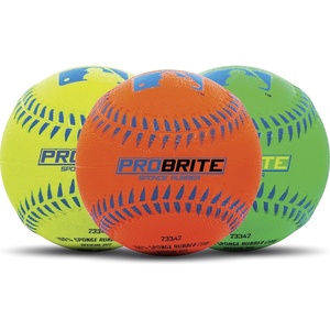 image:imageFranklin Sports  Pro Brite  Neon Rubber Teeball  MLB  Youth Tball  Baseball  Softball  Indoor amp Outdoor Use3 pack