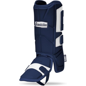 image:imageFranklin Sports Baseball  Softball Leg Guard  PRT Series Adult  Protective Leg  Ankle Guard  Toe Plate  One SizeNavy
