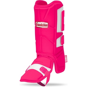 image:imageFranklin Sports Baseball  Softball Leg Guard  PRT Series Adult  Protective Leg  Ankle Guard  Toe Plate  One SizeOptic Pink