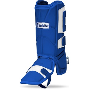 image:imageFranklin Sports Baseball  Softball Leg Guard  PRT Series Adult  Protective Leg  Ankle Guard  Toe Plate  One SizeRoyal
