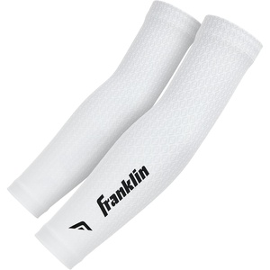 image:imageFranklin Sports Baseball Arm Sleeves  Baseball  Softball Arm Compression Sleeves for Boys  Girls  Multiple ColorsWhite