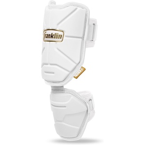 image:imageFranklin Sports Baseball Elbow Guard  PRT Series Adult and Youth Baseball  Softball Elbow Shield for BattingWhiteGold