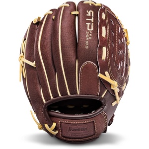 image:imageFranklin Sports Baseball Gloves  RTP Pro Adult  Kids Baseball Mitt  Outfield  Infield GlovesBrown