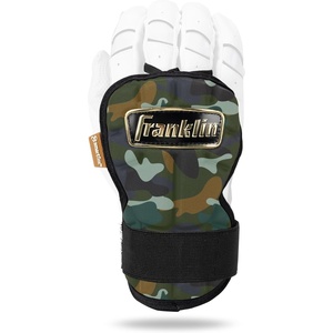 image:imageFranklin Sports Baseball Hand and Wrist Guard  PRT LG Series Adult Protector for Batting  Protective Shield for Right and Left Hand Hitters  One Size  AdultCamoGold