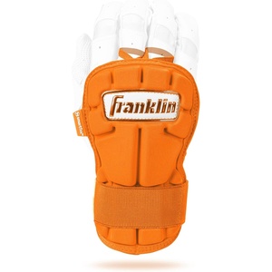 image:imageFranklin Sports Baseball Hand and Wrist Guard  PRT LG Series Adult Protector for Batting  Protective Shield for Right and Left Hand Hitters  One Size  AdultOrange