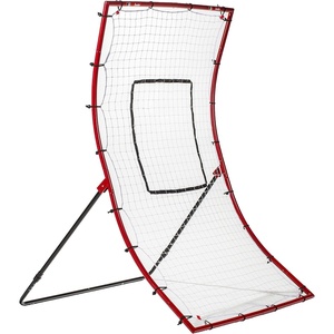 image:imageFranklin Sports Baseball Rebounders  Pitchback Nest  Pitch Return Trainer  Rebound Net with Attachable Pitching Target All Angle Fielding Rebound Net for Grounders  Pop Flies68 x 48 inch