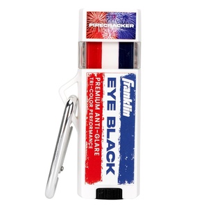 image:imageFranklin Sports Eye Black Stick  Baseball Softball  Football Eye Black for Kids  Adults  Sun Glare Reduction  RedWhiteBlueRedWhiteBlue