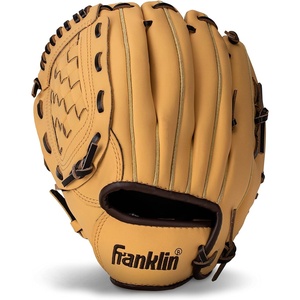 image:imageFranklin Sports Field Master Baseball  Softball Glove  Field Master Adult  Youth Baseball  Softball Mitt  Mens  Womens GlovesCamel