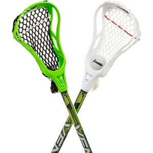 image:imageFranklin Sports Future Champs 2 Player Youth Lacrosse Sticks  Ball Set  Kids 32 Inch Beginner Backyard Practice Lax Sticks  Lightweight Soft Lacrosse Ball  Toy Kids Lax SetGreen and White