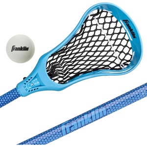 image:imageFranklin Sports Future Champs Youth Lacrosse Stick  Ball Set  Kids 32 Inch Practice Stick  Beginner Backyard Plastic Stick  Lightweight Soft BallBlue