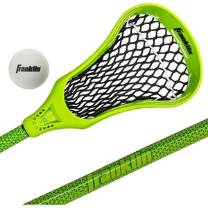 image:imageFranklin Sports Future Champs Youth Lacrosse Stick  Ball Set  Kids 32 Inch Practice Stick  Beginner Backyard Plastic Stick  Lightweight Soft BallGreen 2