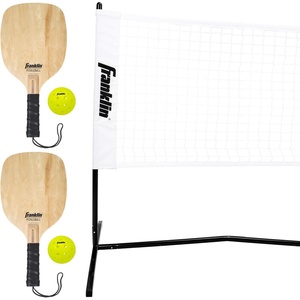 image:imageFranklin Sports Half Court Size Pickleball Net by Franklin Pickleball  Includes 10ft Net 2 Paddles and 2 X40 USA Pickleball Approved PickleballsHalf Court Pickleball Net Set  2 Paddle  2 Ball Set