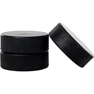 image:imageFranklin Sports Ice Hockey Pucks Official Size  Weight Hockey Pucks  Perfect for Rinks  Synthetic Ice Pads  3 Puck Bulk SetOfficial 6 oz Puck